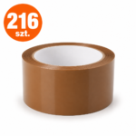 Taśma klejąca brązowa  48 mm  x  60  m -  na kleju Solvent x 216 (na zamówienie)